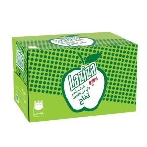 Bebida Sin Alcohol Sabor Manzana, Laziza / 24 Pack / 330 mL