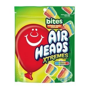Caramelos Rellenos Arcoíris Air Heads Xtremes, 255g