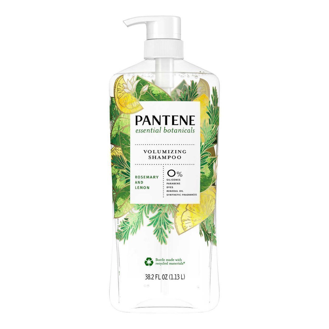 champu Champu Pantene Voluminizador Essential Botanicals, 1.13 L - Imagen 1