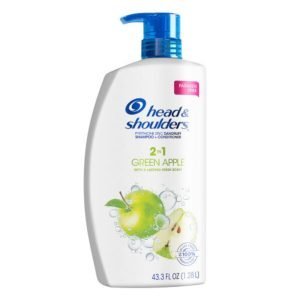 Champú y Acondicionador Head&Shoulders 2en1 Green Apple Anticaspa, 1.28 L