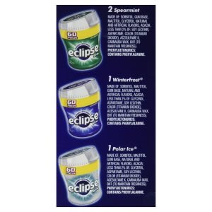 Chiclets Eclipse Sin Azúcar, 4 Pack Variado / 240 Und - Imagen 2