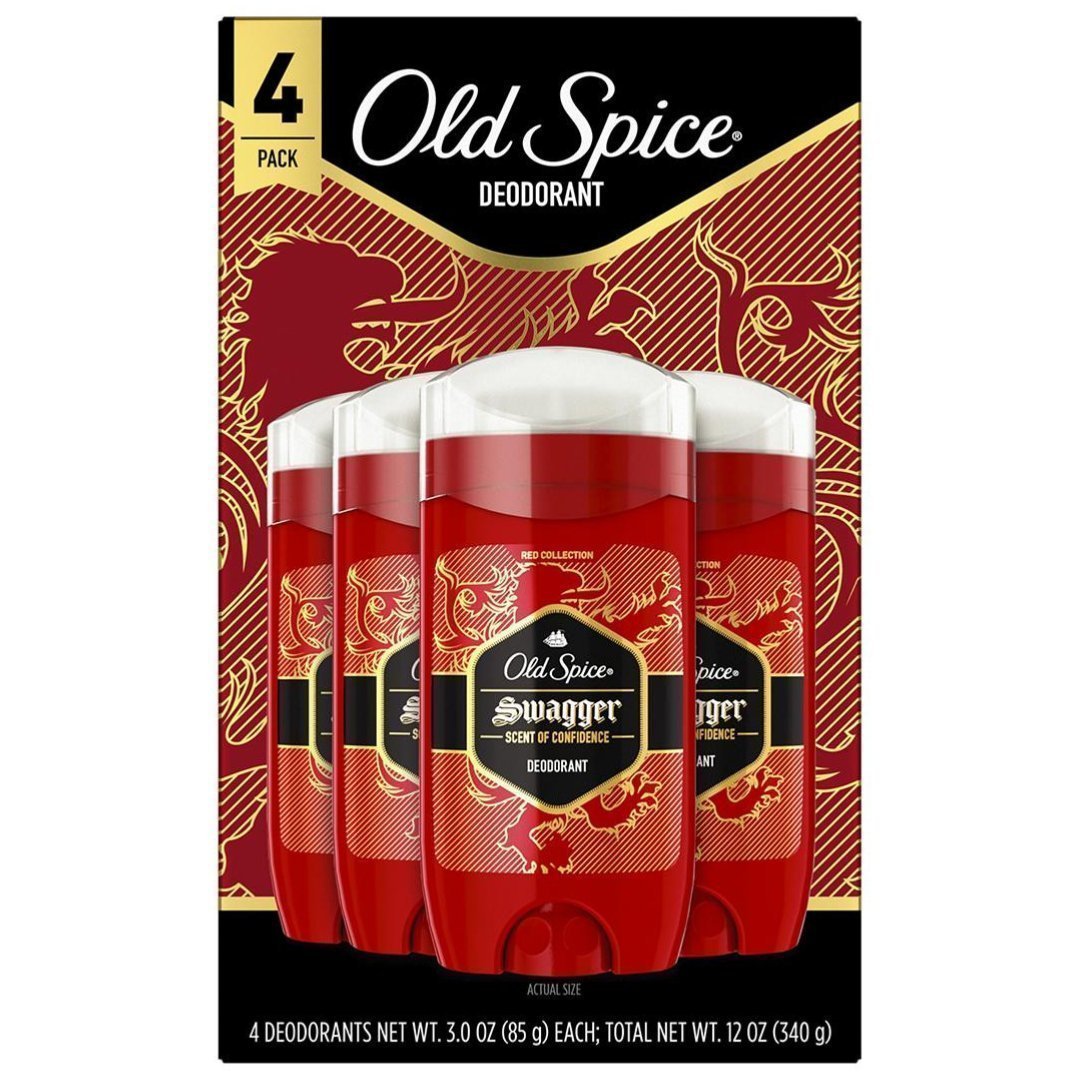 oldspice Desodorante Para Caballero Old Spice Swagger Red Collection, 4 Pack / 85g - Imagen 1