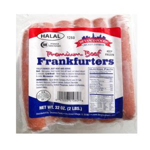 Salchicha Halal De Carne De Res Premium, Devanco Foods / 907g / 16 Und