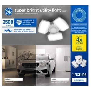 GE LED 30W Luz Blanca Superbrillante Para Uso General, Base Media - Imagen 2