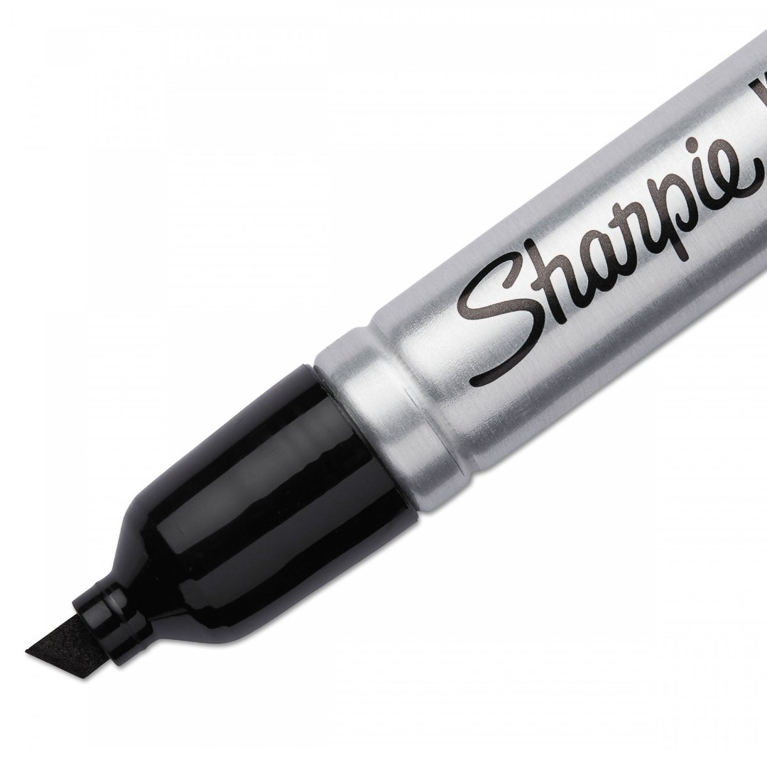 Web_Photo_Editor – 2022-02-09T145936.609 Marcador Permanente Sharpie Negro Punta De Cincel, 12 Pack - Imagen 1