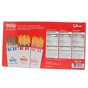 Pocky Palitos De Galletas - Chocolate - Fresa - Galleta y Crema, Glico / 12 Pack - Imagen 2