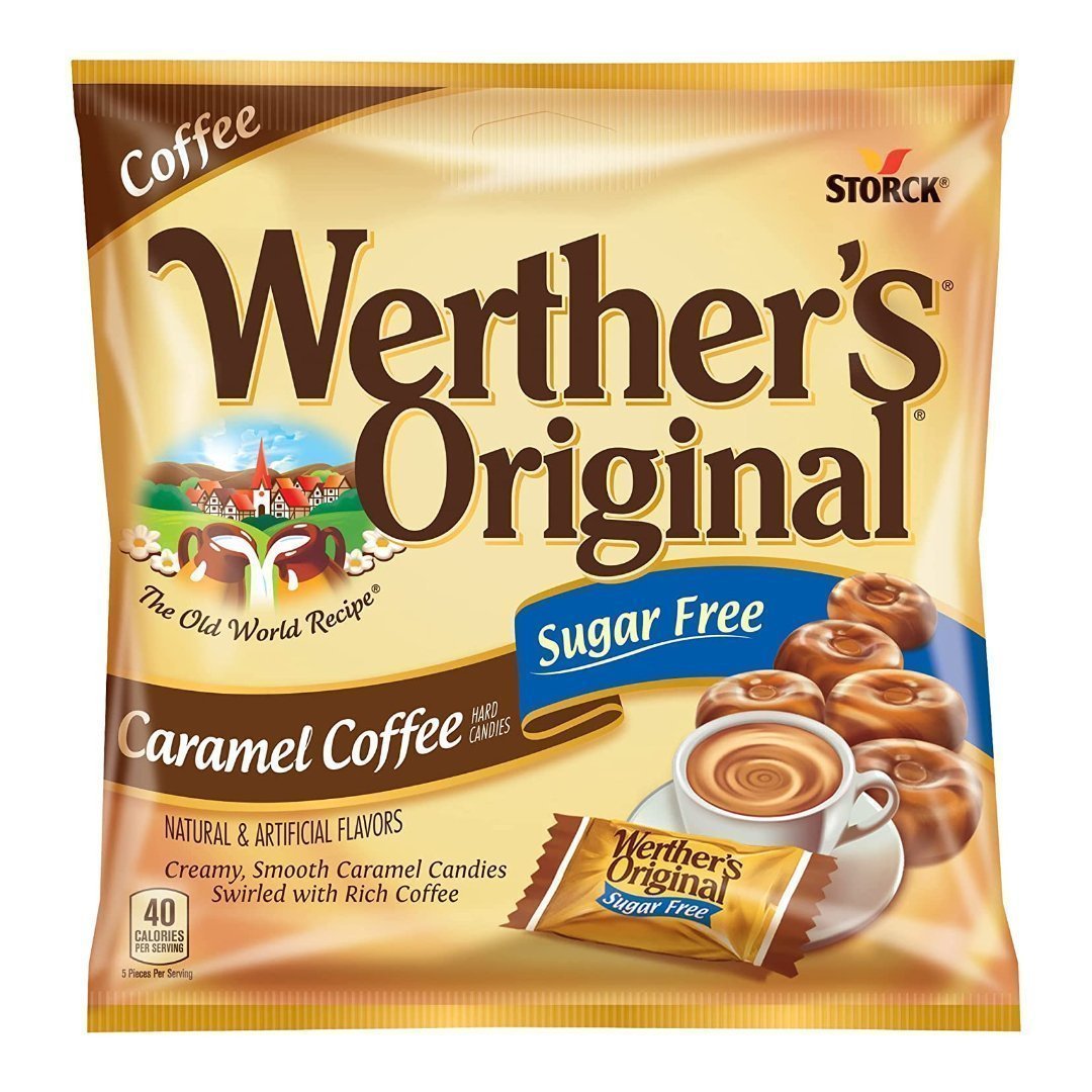 Web_Photo_Editor (66) Caramelos Werther's Original Sabor a Café Sin Azúcar, 77.9g - Imagen 1