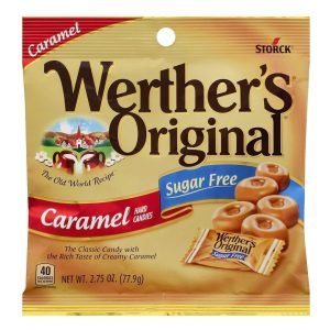 Caramelos Werther's Original Sabor Caramelo Clásico Sin Azúcar, 77.9g