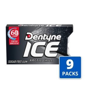 Chiclets Dentyne Ice Sin azúcar Sabor Arctic Chill, 9 Pack / 144 Total - Imagen 2