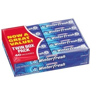 Bandas De Chiclets Wrigley´s Sabor Winterfresh 40 Pack / 200 Total