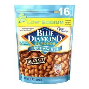 Almendras Ligeramente Saladas, Blue Diamond / 454g
