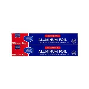 Papel De Aluminio Resistente 125 SQ TF 38.1m x 304mm / 2 Pack / Berkley Jensen