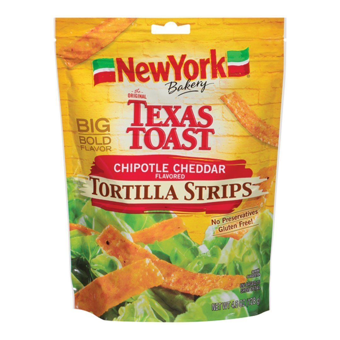 Untitled (27) Tortillas Strips De Queso Cheddar Chipotle, New York Bakery / 128g - Imagen 1