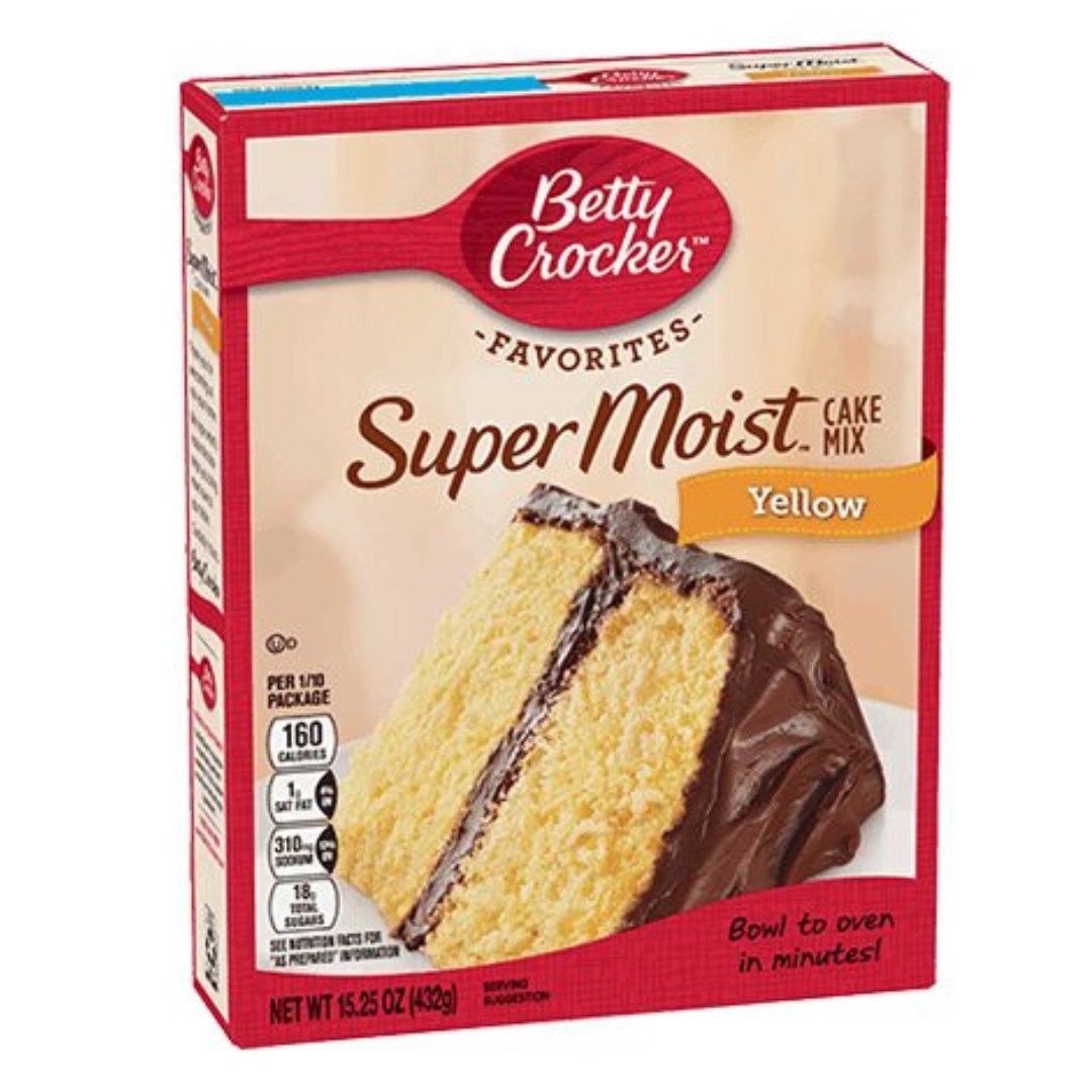 Untitled (37) Mezcla De Torta Super Moist - Yellow, Betty Crocker / 432g - Imagen 1