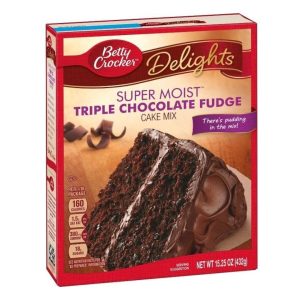 Mezcla De Torta Super Moist - Triple Chocolate Fudge, Betty Crocker / 432g