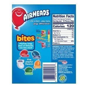 Caramelos Masticables Con Sabor a Fruta, Airheads Bites / 255g - Imagen 2