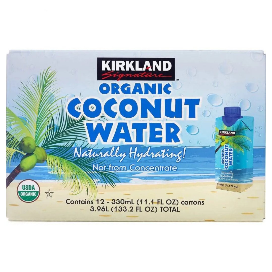 Web_Photo_Editor - 2022-03-16T161414.355 Agua De Coco Orgánica, Kirkland / 12 Pack / 330 mL - Imagen 1