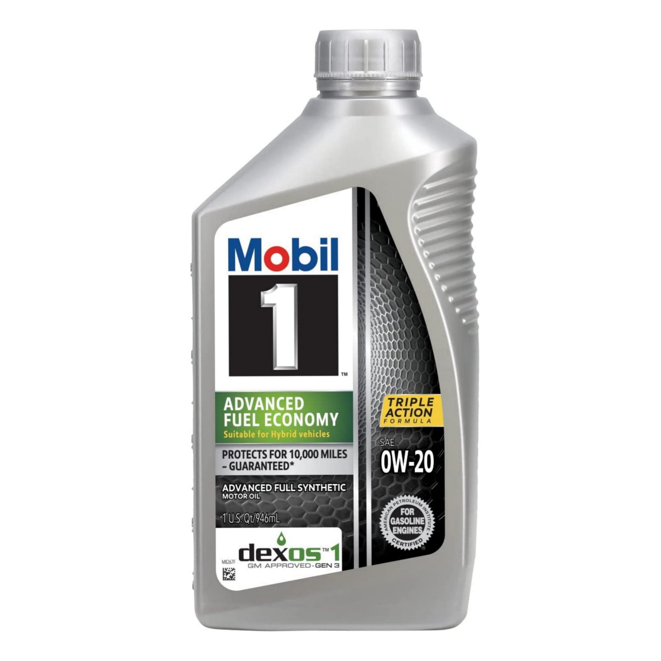 86608-scaled.jpg Aceite De Motor Avanzado Sintetico Fuel Economy Mobil 1 0W-20 / 6 pack / 946 mL - Imagen 1