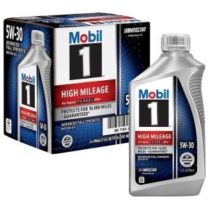 Aceite de Motor Sintético Mobil 1 High Mileage 5W-30 / 6 Pack 946ml