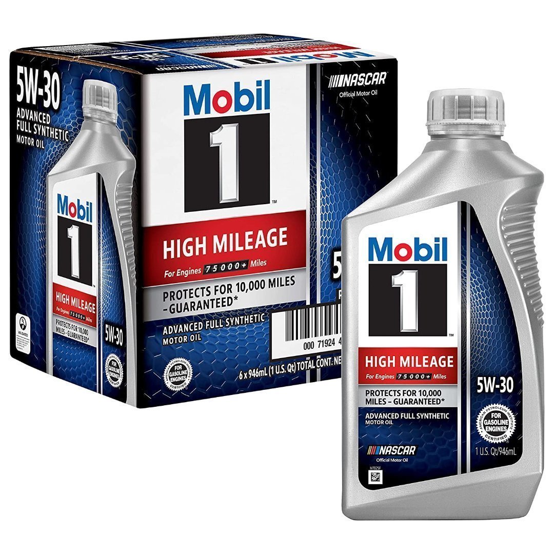 Untitled (63) Aceite de Motor Sintético Mobil 1 High Mileage 5W-30 / 6 Pack 946ml - Imagen 1