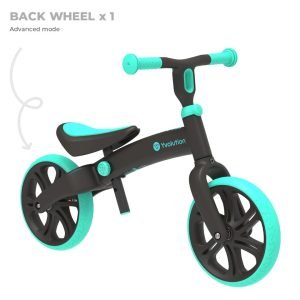 Bicicleta Sin Pedales Junior, Y-Volution Y Velo / De 18 Meses a 4 Años / Color Verde Agua - Imagen 3