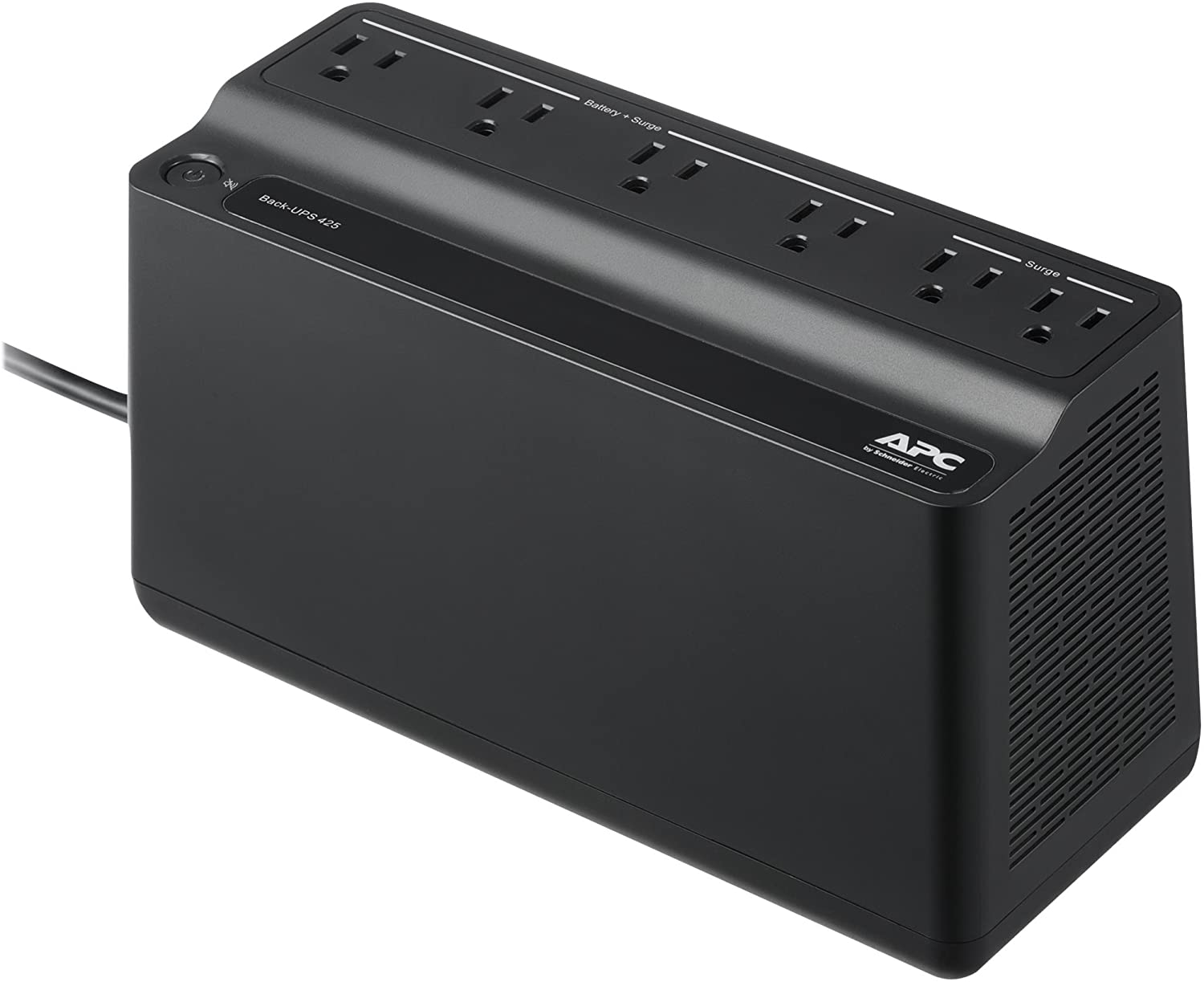 71o8jmvpGSL._AC_SL1500_ Back-UPS Respaldo De Batería / 425 VA / 255 W / 6 Tomas De Salida / 45 Minutos De Tiempo De Respaldo - APC by Schneider Electric - Imagen 1