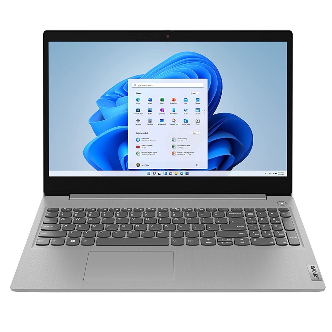 Project 12 (40) Laptop Lenovo IdeaPad 3 - Pantalla Táctil FHD de 15.6" - Intel Core i3-1115G4 - 8GB RAM - 1 TB HDD - Windows 11 - Gris Ártico - Imagen 1
