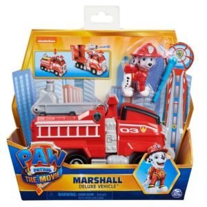 Paw Patrol Deluxe Marshall -  Camión De Bomberos Transformable / 3+ Años