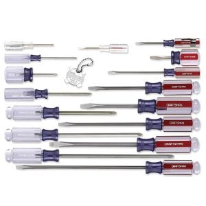 Juego De Destornilladores Ranurados, Craftsman 9-31794 / 17 Piezas (- /+)