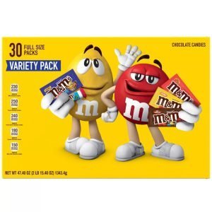 Caramelos De Chocolate M&M'S Variados, 30 Pack / 1.34 Kg