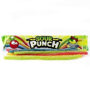 Gomitas En Palillos De Arcoíris, Sour Punch / 24 Pack / 57g - Imagen 2