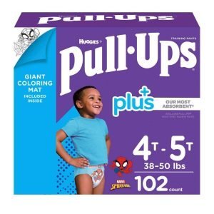 Pañales De Entrenamiento Pull Ups De Spider-Man, Huggies / Talla 4T-5T / 102 Pack