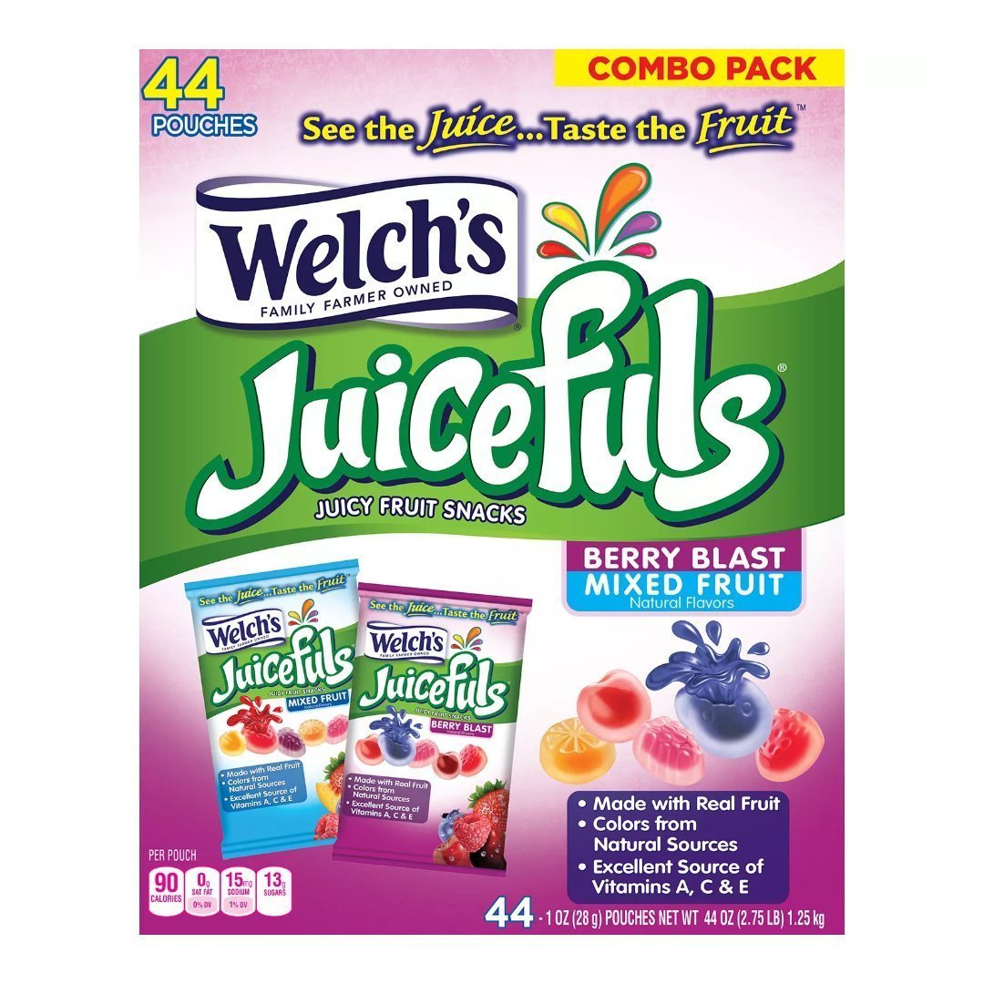 Project 17 (6) Gomitas De Frutas Jugosas, Welch's / 44 Pack / 28g - Imagen 1