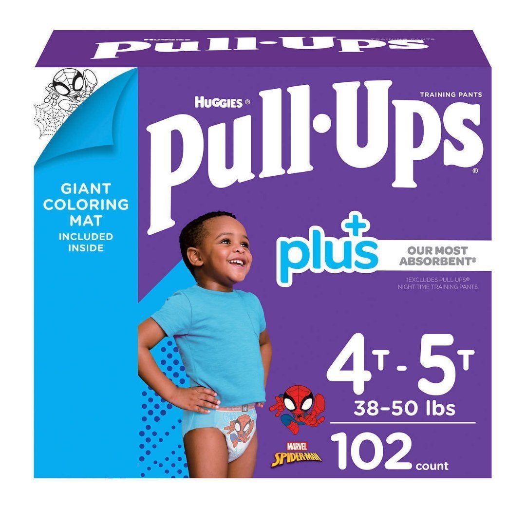 Project 17 Pañales De Entrenamiento Pull Ups De Spider-Man, Huggies / Talla 4T-5T / 102 Pack - Imagen 1