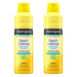 Protector Solar En Spray Resistente Al Agua SPF 50, Neutrogena / 2 Pack / 184g