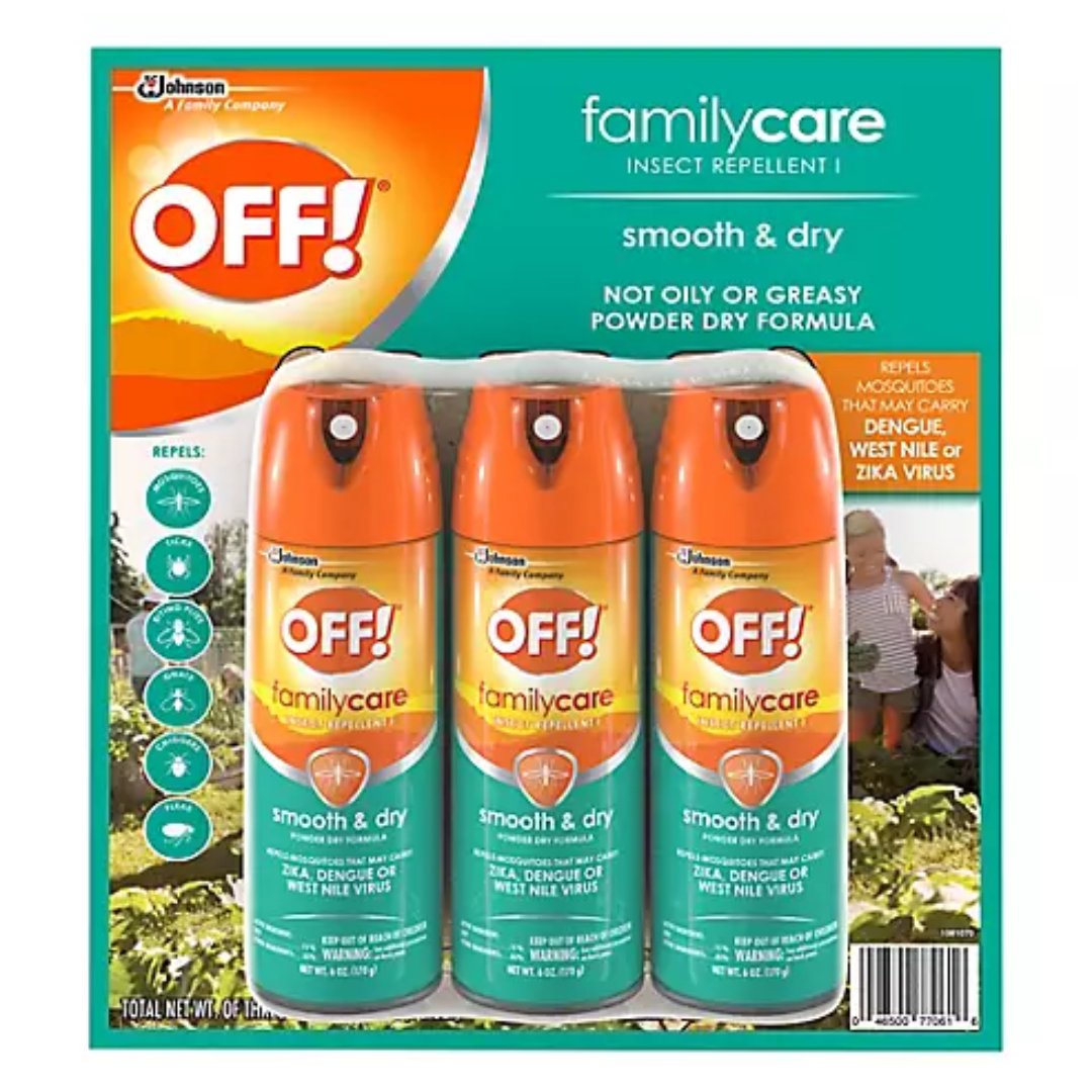 Project 17 - 2022-10-18T122720.935 Repelente En Spray Formula Suave y Seca En Polvo, OFF / 3 Pack / 170g - Imagen 1