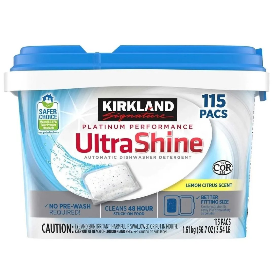 Project 17 - 2022-10-26T095856.209 Kirkland Signature Detergente En Pastillas Para Lavaplatos Automático / 115 Pack / 1.61 Kg - Imagen 1