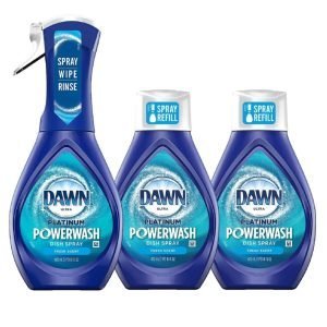 Lavaplatos Concentrado En Spray, Dawn Platinum Powerwash / 1 Spray + 2 Repuestos / 473mL
