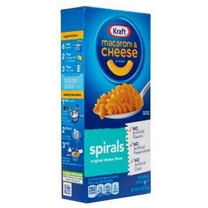 Macarrones & Cheese Spirals Original, Kraft / 156g