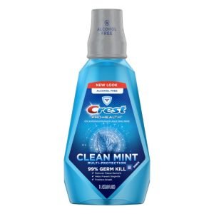 Enjuague Bucal Crest Pro Health - Clean Mint- Sin Alcohol / 1L