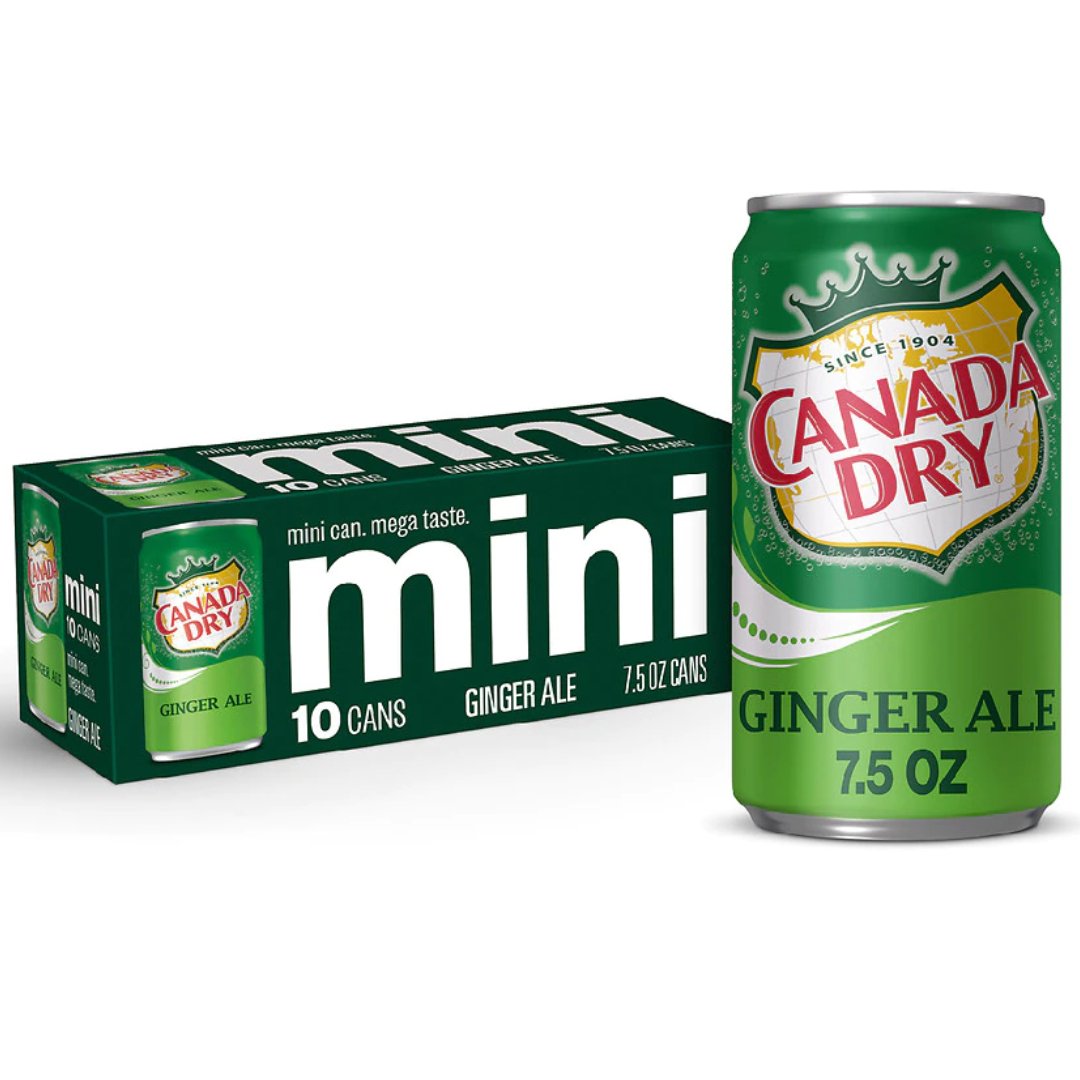 Untitled Project - 2022-12-07T103218.785 Refresco Mini Ginger Ale, Canada Dry / 10 Pack / 221mL - Imagen 1