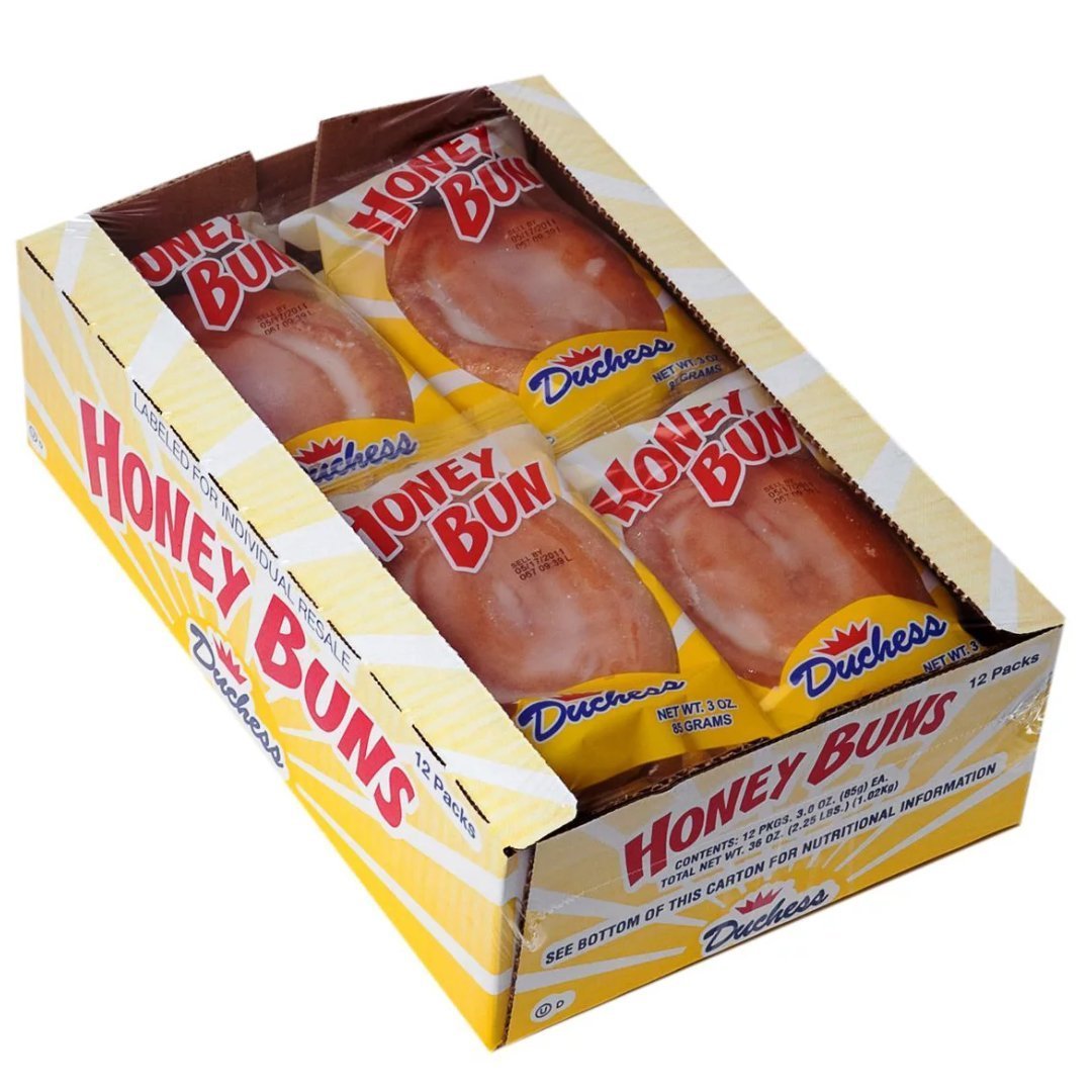 Untitled Project - 2022-12-07T112646.107 Panecillos De Miel, Big Honey Buns / Duchess / 12 Pack 114g - Imagen 1