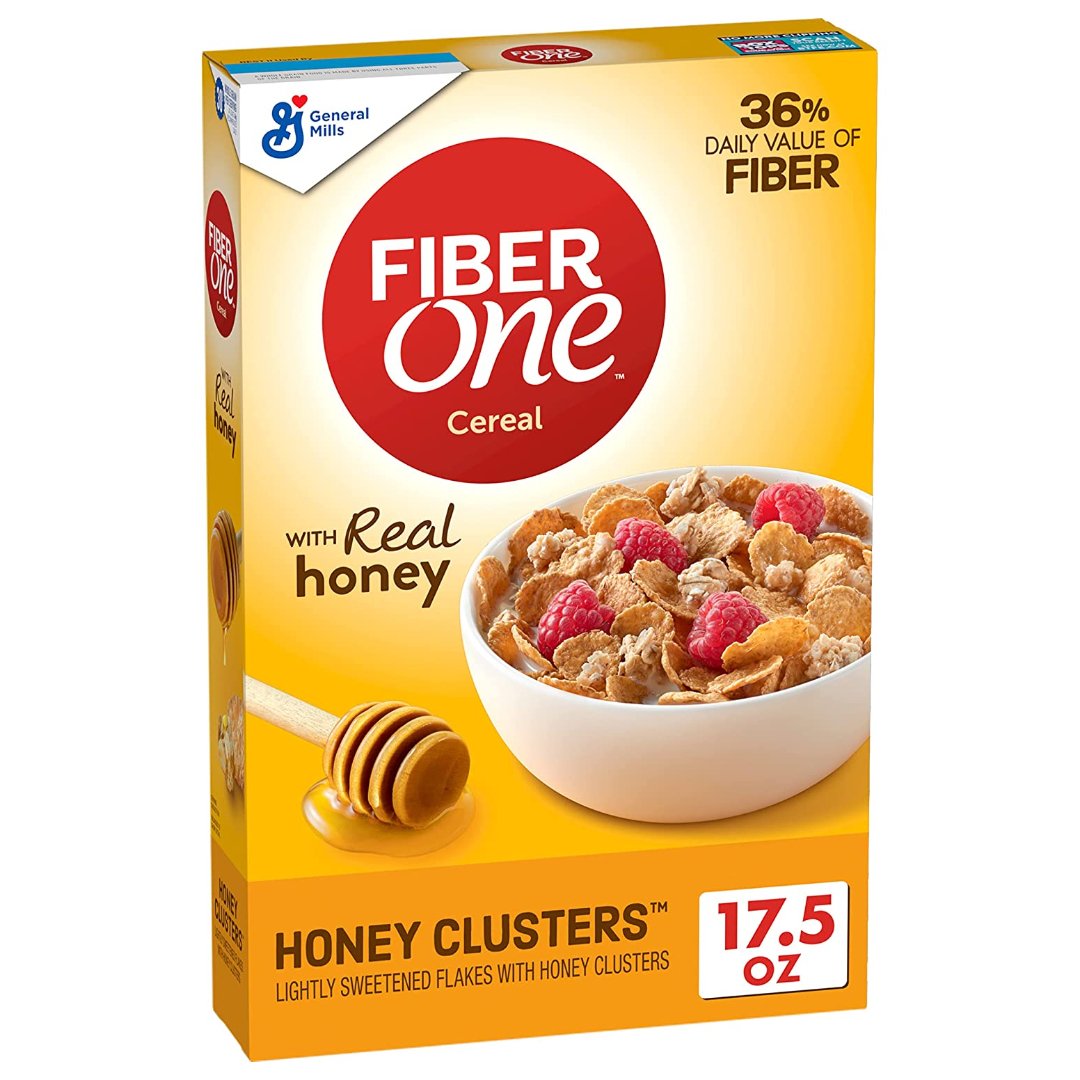 Untitled Project - 2022-12-07T115149.966 Cereal Fiber One Con Miel Real, General Mills / 496g - Imagen 1