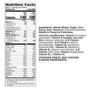 Cereal 100% Hojuelas De Grano Entero, 11 Vitaminas&Minerales, Total / 453g - Imagen 2