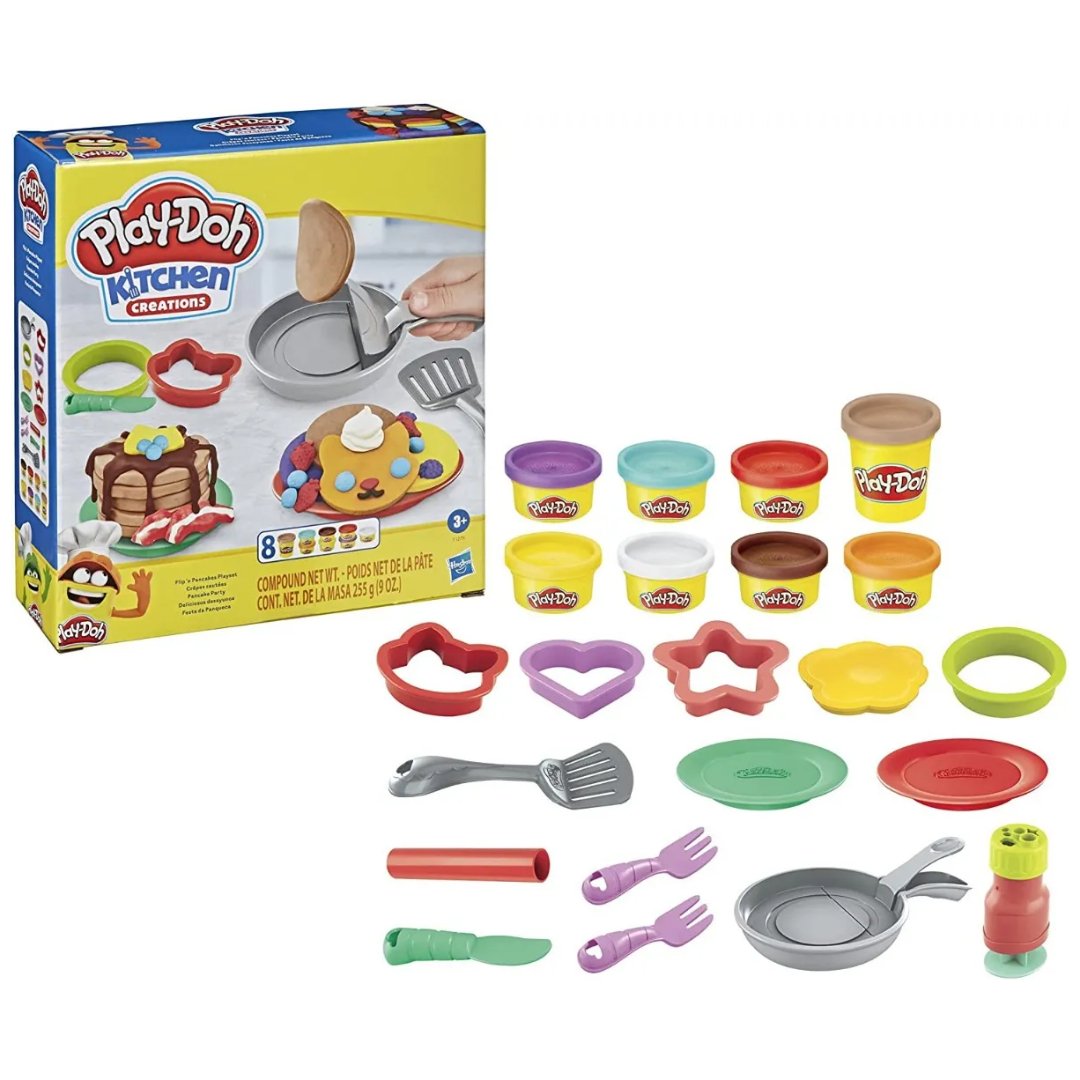 Untitled Project - 2022-12-08T172042.882 Play-Doh - Kitchen Creations Fiesta De Pancakes / 14 Piezas / 3+ - Imagen 1