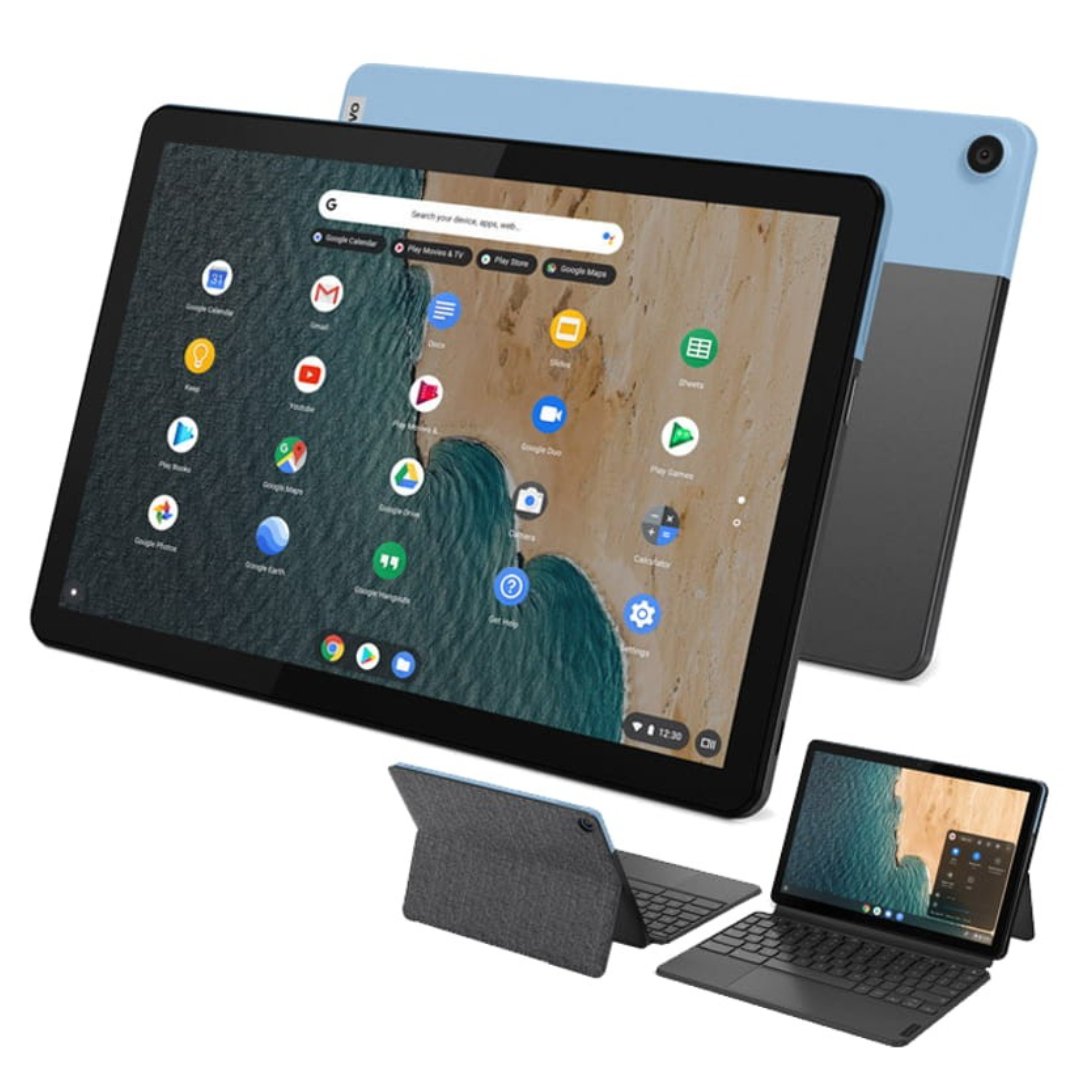 Untitled Project - 2022-12-08T194432.382 Tablet Lenovo IdeaPad Duet Chromebook CT-X636F / 4GB / 128GB / Color Azul-Gris - Imagen 1