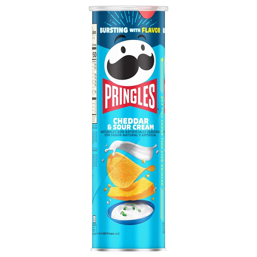 Untitled Project (50) Papas Pringles Cheddar & Crema Agria, 158g - Imagen 1