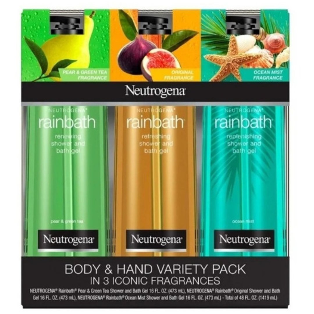 Untitled Project (91) Gel De Ducha Hidratante, Neutrogena Rainbath / 3 Pack Variados / 473mL - Imagen 1