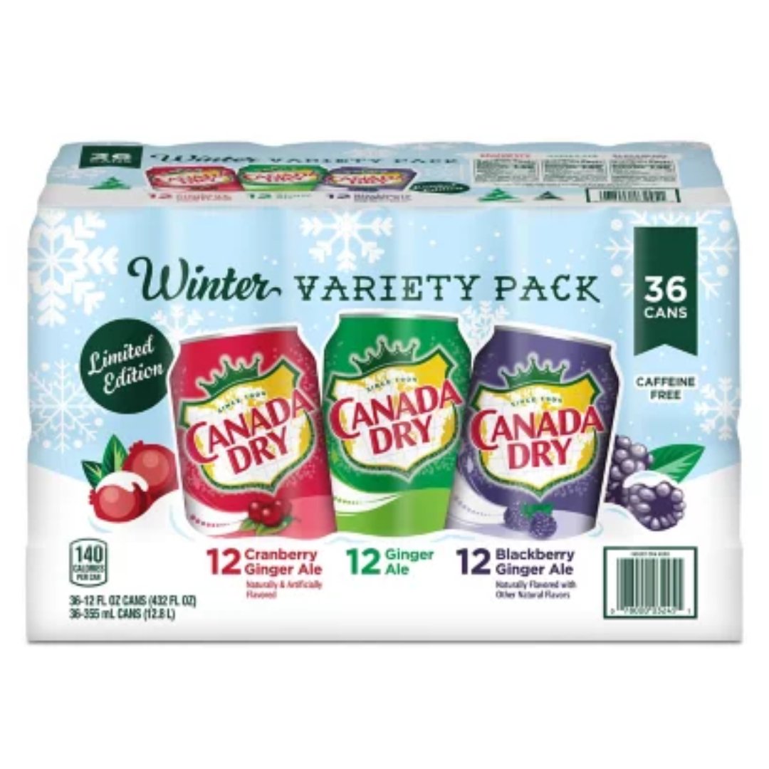 Untitled Project (92) Refresco Canada Dry Ginger Ale Sabores Variados / 36 Pack / 355mL - Imagen 1