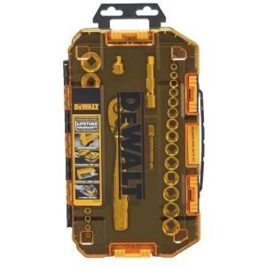 Juego De Dados, Dewalt / 34 Piezas 1/4 Pulgada Y 3/8 - Imagen 3